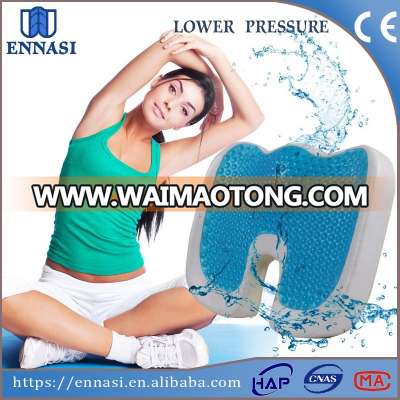 Gel sofa seat cushion, high quality memory foam chair seat cushion, stadium office gel seat cushion pillow